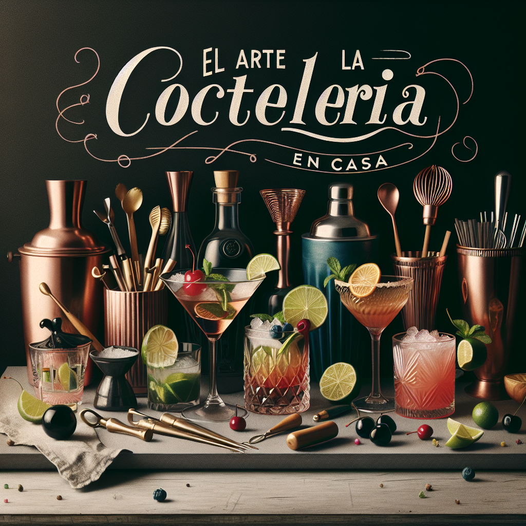 El arte de la coctelería en casa