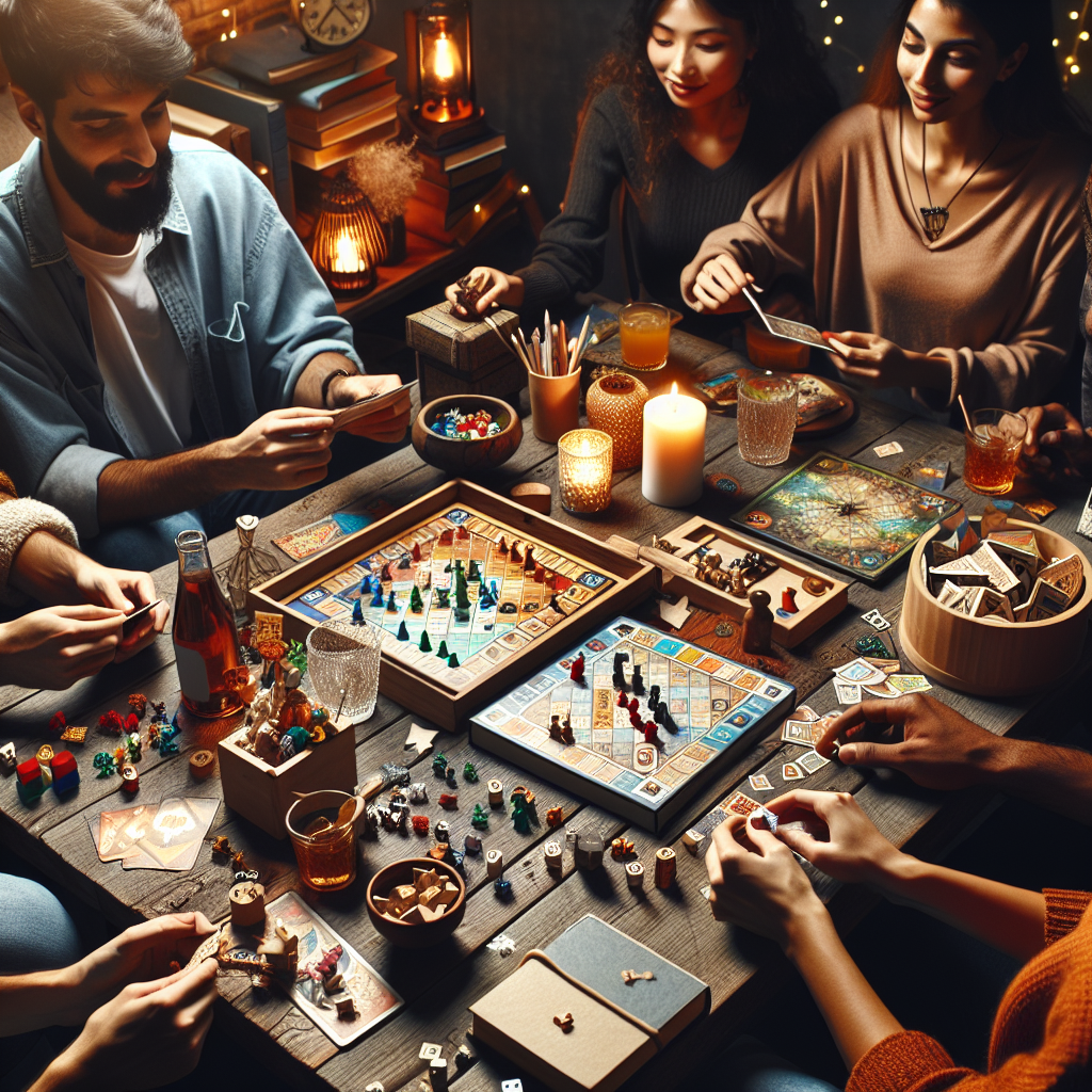 Organizar noches temáticas de juegos de mesa