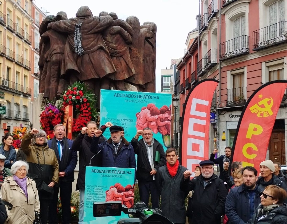 El Gobierno Reconoce el Monumento a los Abogados Asesinados en Atocha como Lugar de Memoria Democrática