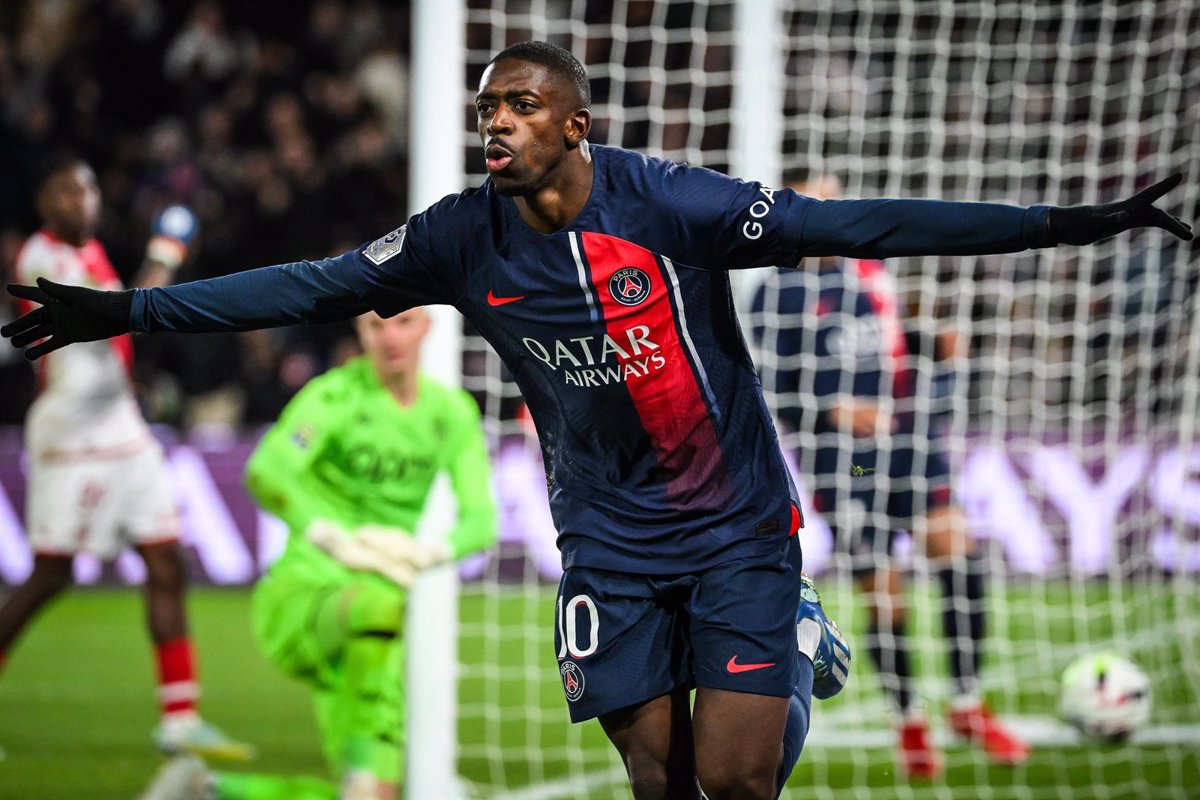 El PSG conquista la Supercopa ante el Mónaco gracias a Dembélé