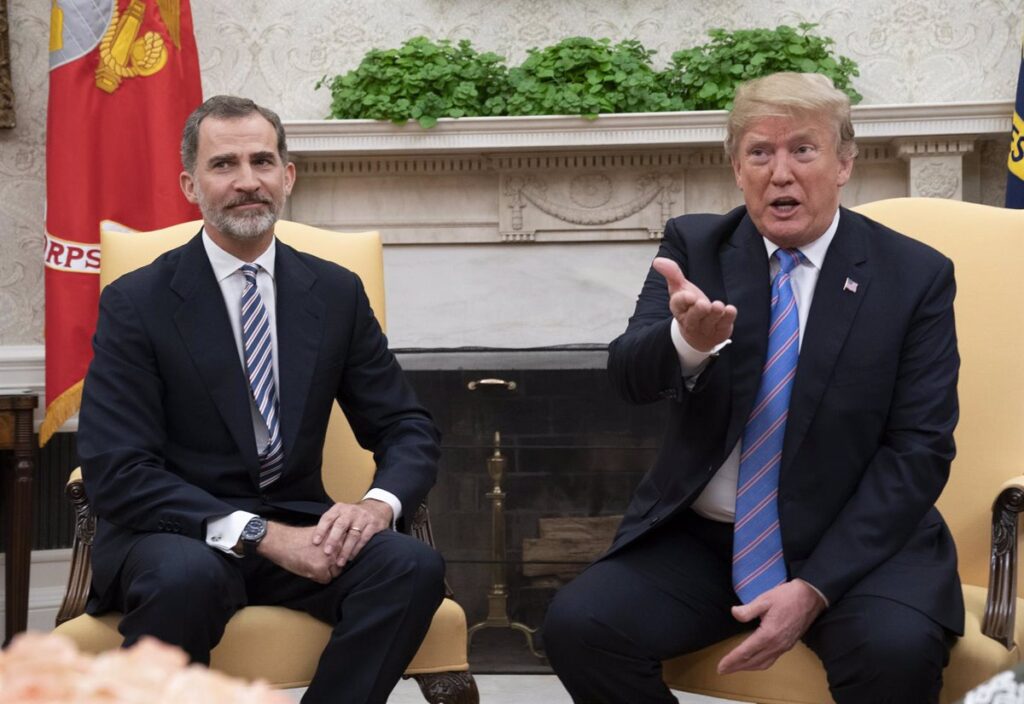 El Rey envía un telegrama de felicitación a Trump tras su investidura como presidente de EE.UU.