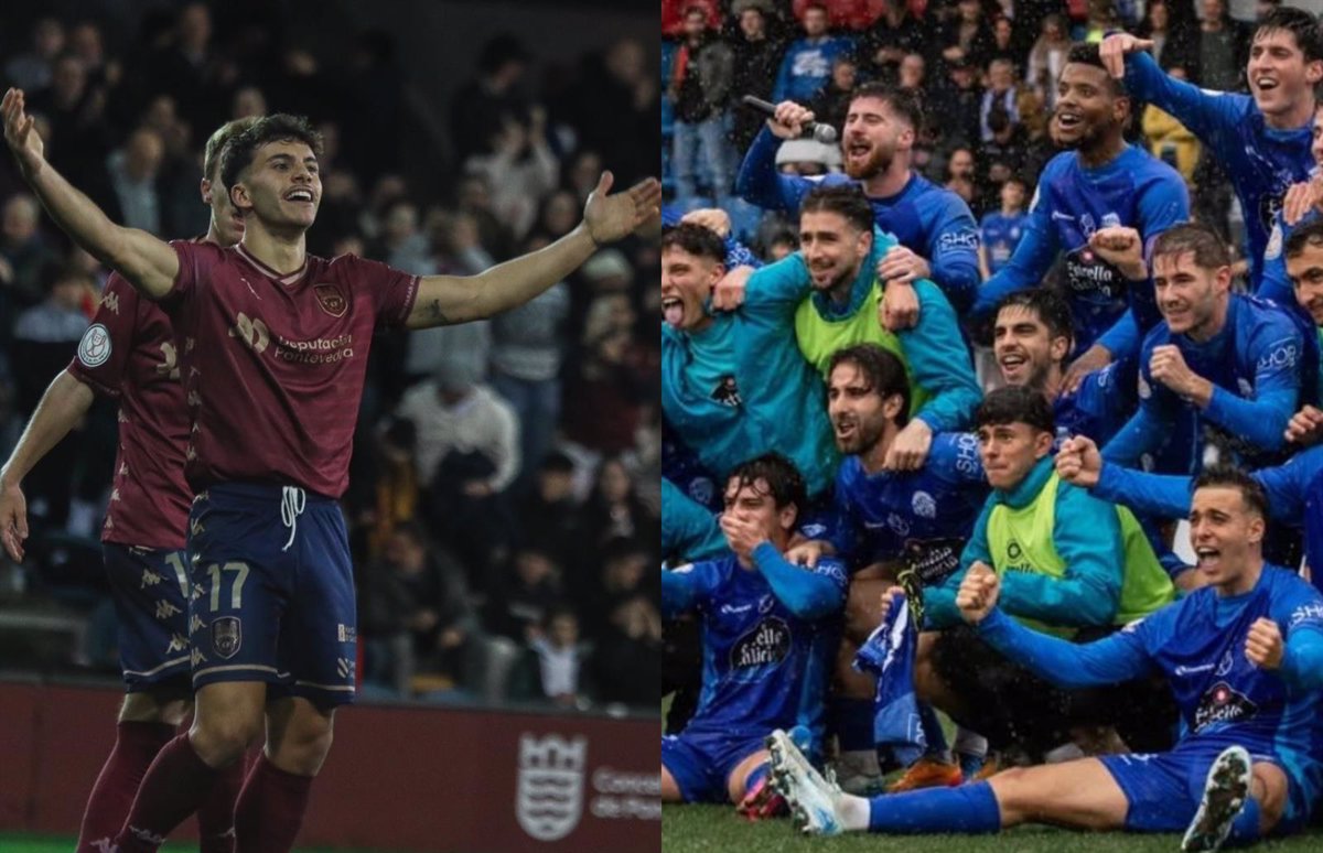 Pontevedra y Ourense esperan un 'grande' en los octavos de la Copa, con posibilidades de un 'Clásico'