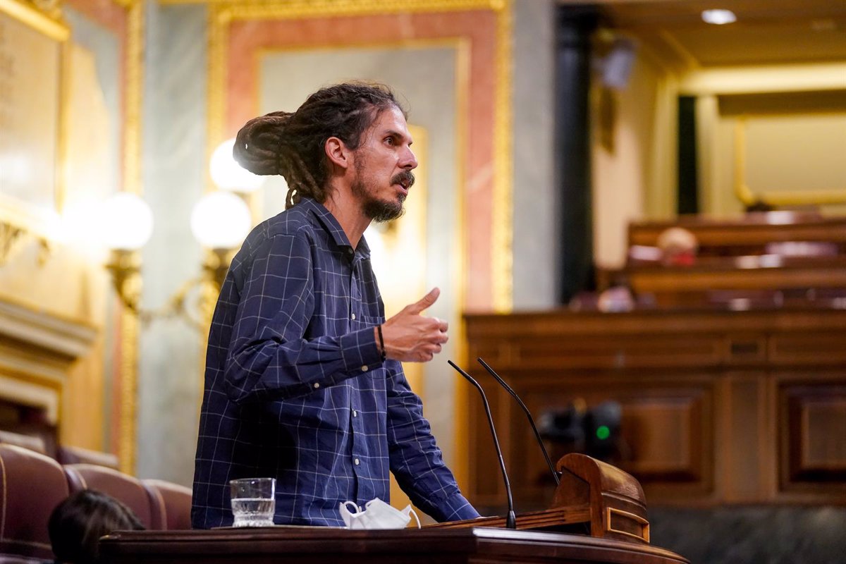 Congreso rechaza indemnización de 134.000 euros solicitada por el exdiputado de Podemos, Alberto Rodríguez