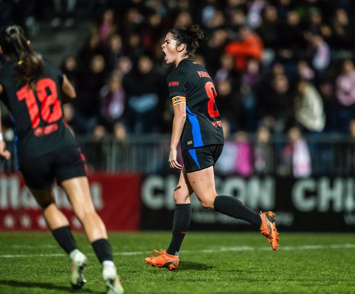 El Barça avanza a semifinales de la Copa de la Reina tras vencer al Madrid CFF