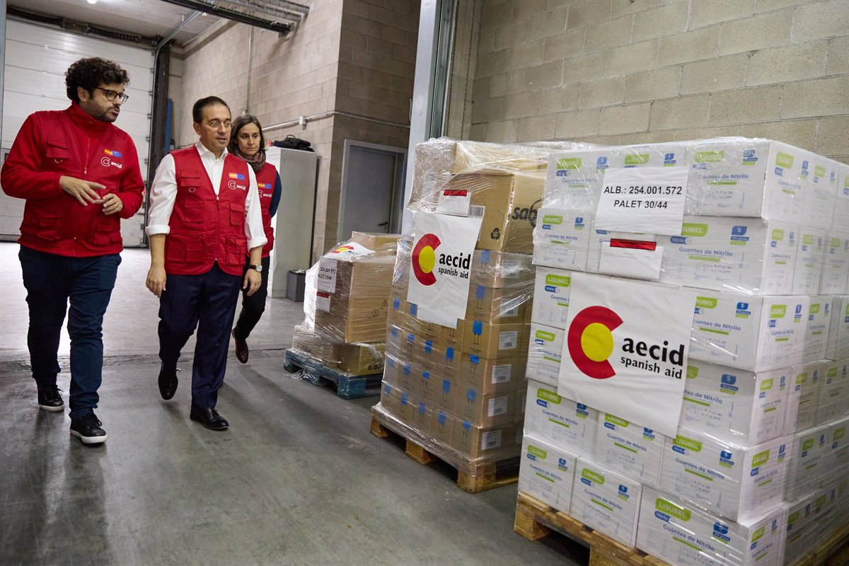 España envía 12 toneladas de material sanitario a Gaza para aliviar la crisis humanitaria