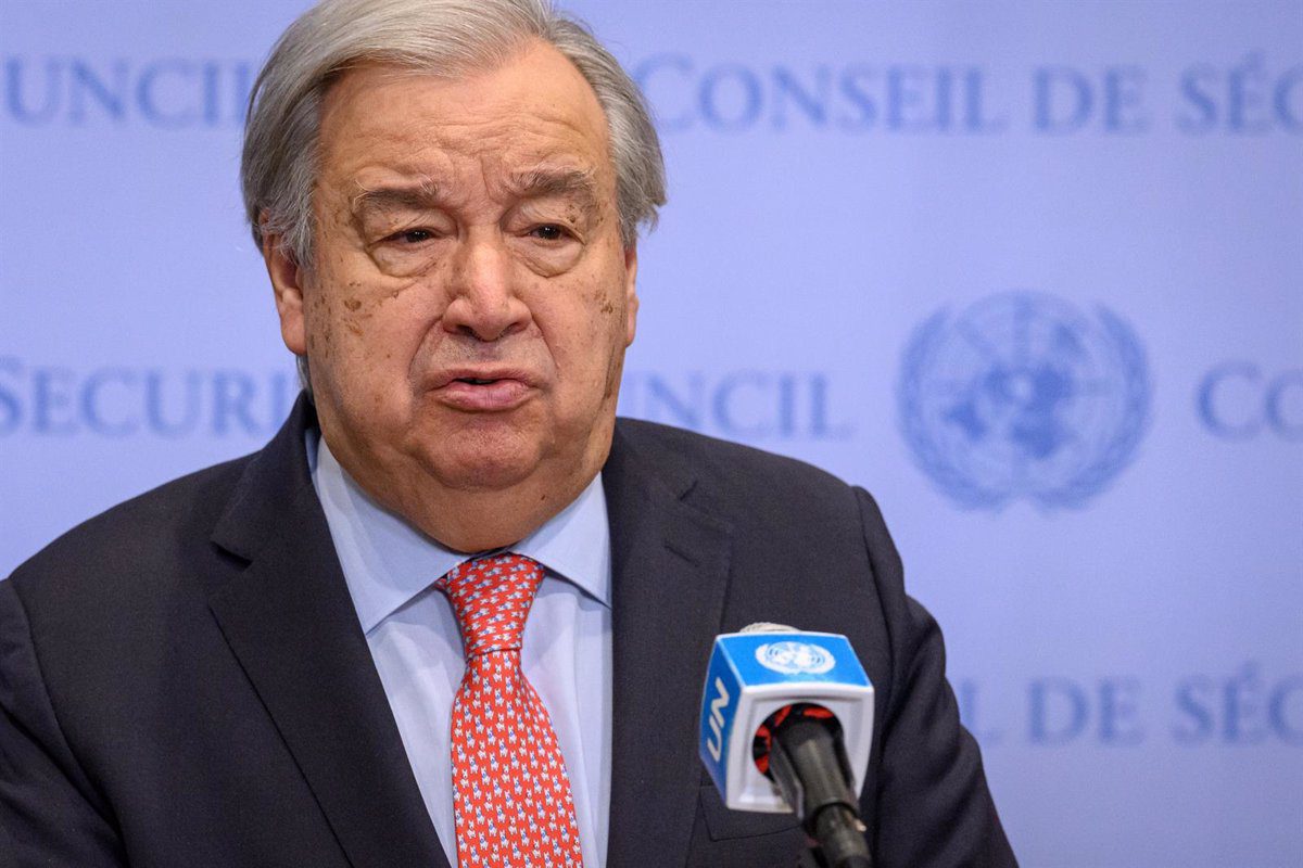 Guterres insta a Israel y Hamás a cumplir con sus compromisos de alto el fuego en Gaza