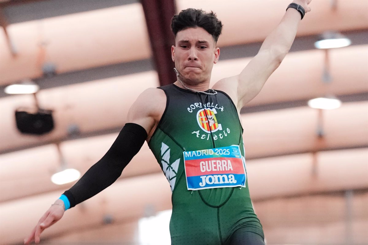 Jaime Guerra se lanza en Gallur para dar inicio al Campeonato de España de atletismo en pista cubierta