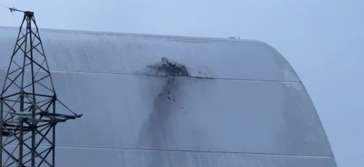 La ONU advierte sobre el peligro de un 'accidente nuclear incontrolable' tras el ataque de un dron en Chernobyl