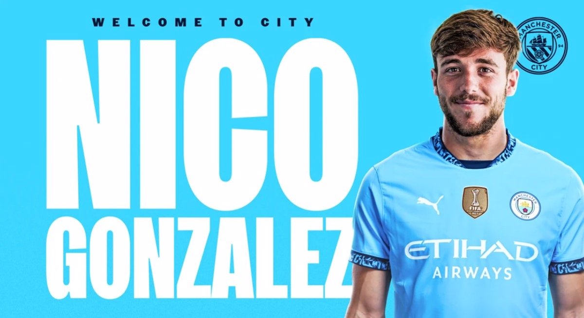 Nico González refuerza el centro del Manchester City
