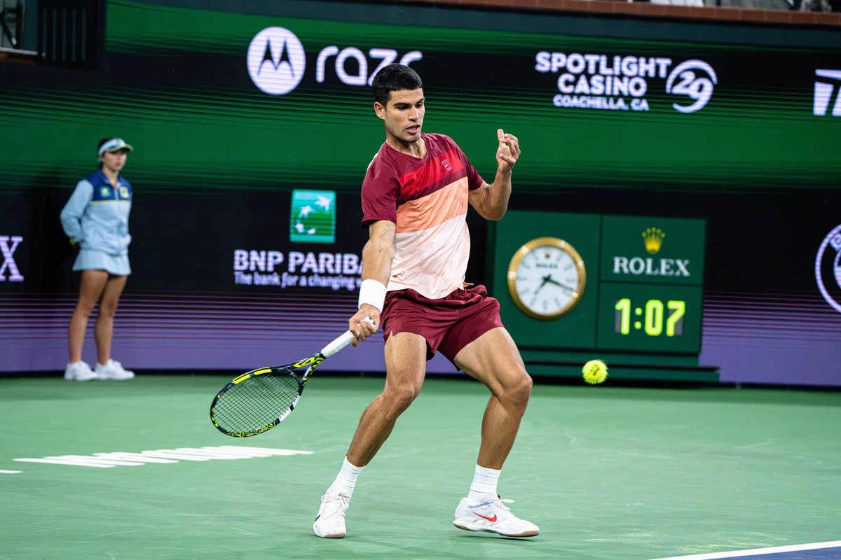 Alcaraz muestra inconsistencia frente a Draper y queda eliminado en las semifinales de Indian Wells
