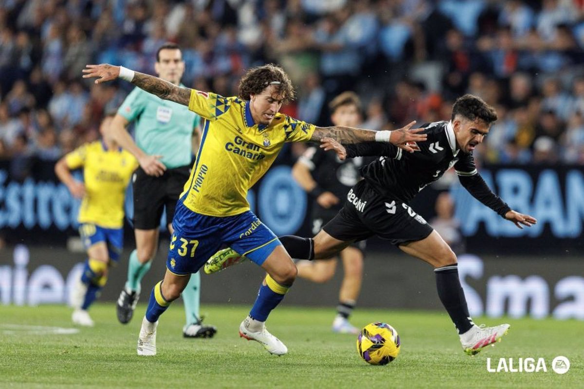 Celta y Las Palmas empatan sin goles en Balaídos