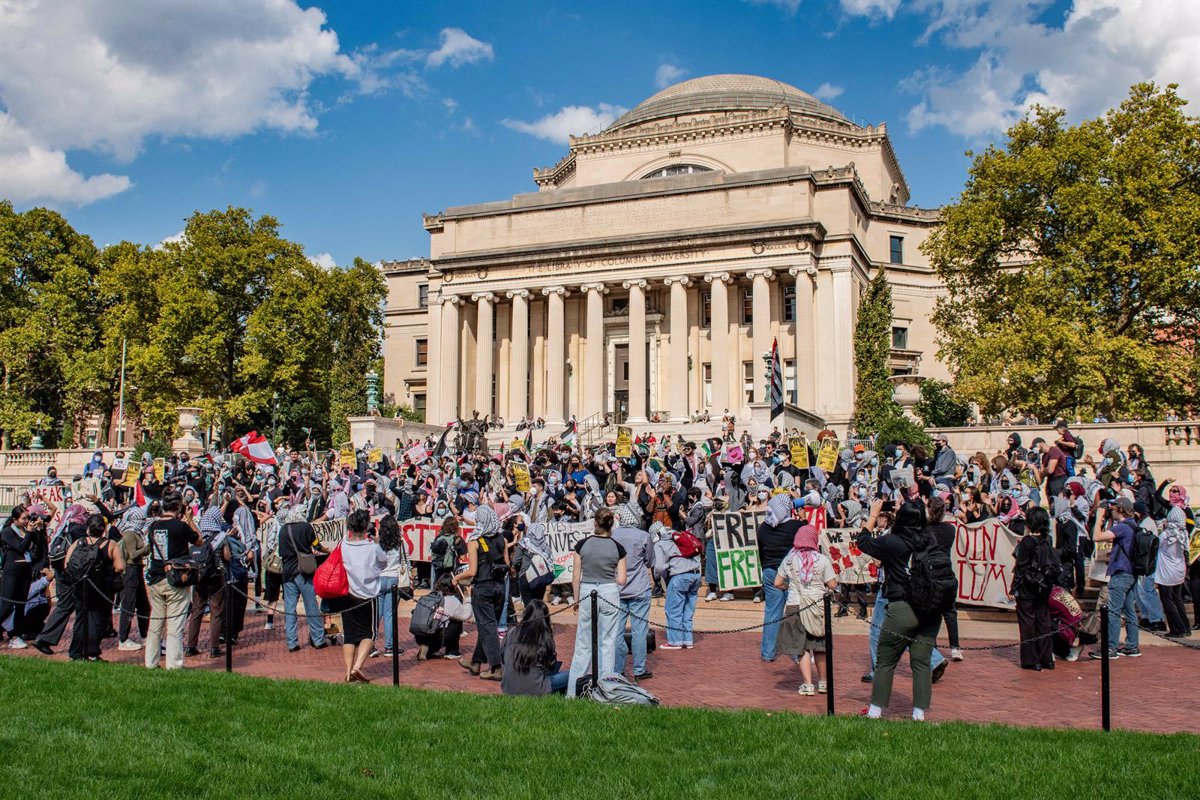 Detenido Activista Líder de Protestas Pro-Palestinas en la Universidad de Columbia, EE. UU.