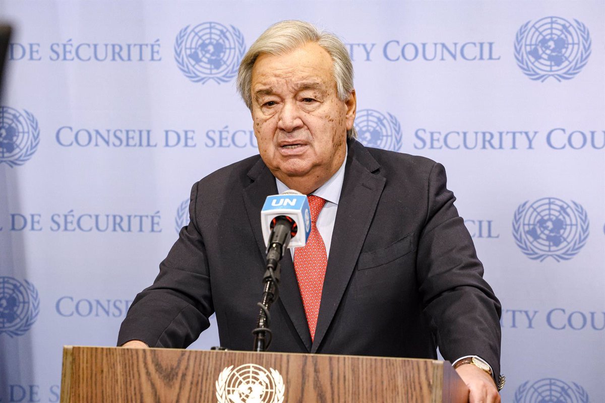 Guterres expresa su preocupación por los bombardeos de Israel en Gaza y hace un llamado al respeto del alto el fuego