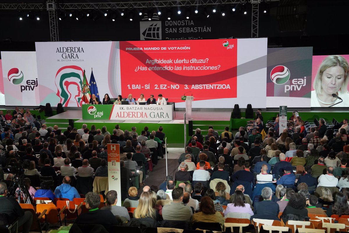 PNV solicita a la UE el reconocimiento de Euskadi como nación en su ponencia política de la Asamblea General