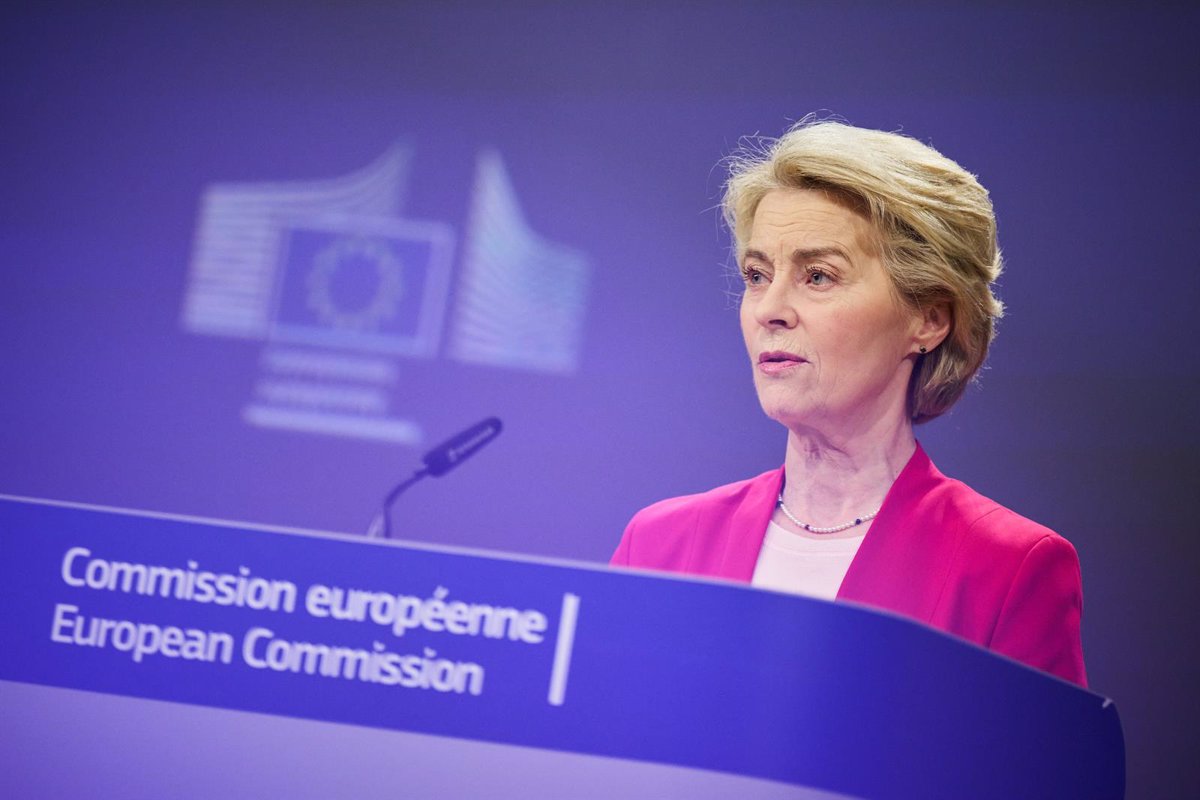 Von der Leyen llama a los 27 a aumentar el gasto en defensa y reafirma que EE. UU. es un 'aliado'