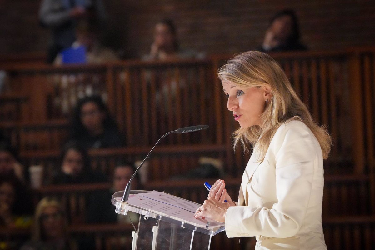 Díaz denuncia la 'autentica violencia machista' en los insultos en redes sociales dirigidos a Pilar Alegría