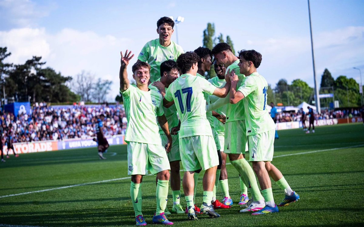 El FC Barcelona aplasta al Trabzonspor y se lleva su tercera Youth League