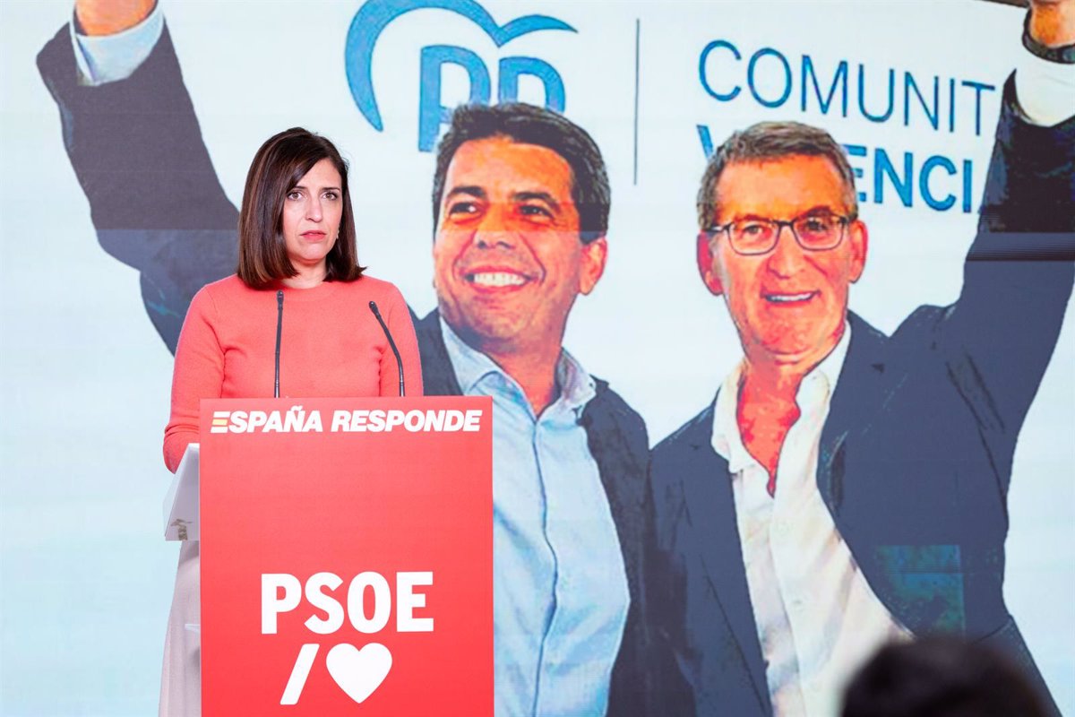 El PSOE solicita a Feijóo y Mazón la publicación de llamadas y mensajes del día de la Dana