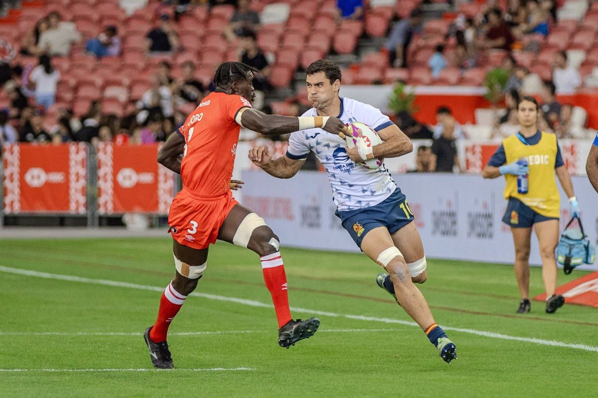 La selección masculina de rugby seven de España finaliza en tercer lugar en las Series Mundiales tras un cuarto puesto en Singapur