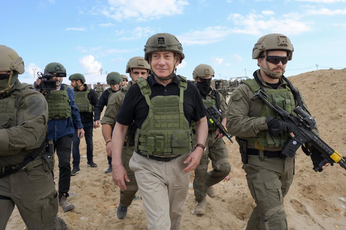 Netanyahu Motiva a las Tropas Israelíes en el Norte de la Franja de Gaza