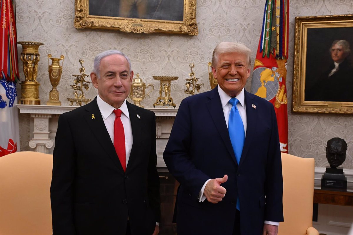 Netanyahu y Trump se Reúnen Este Lunes para Abordar la Crisis de los Aranceles