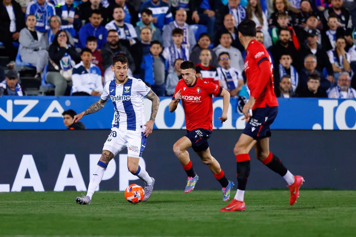 Raba salva un punto para el Leganés frente a Osasuna.