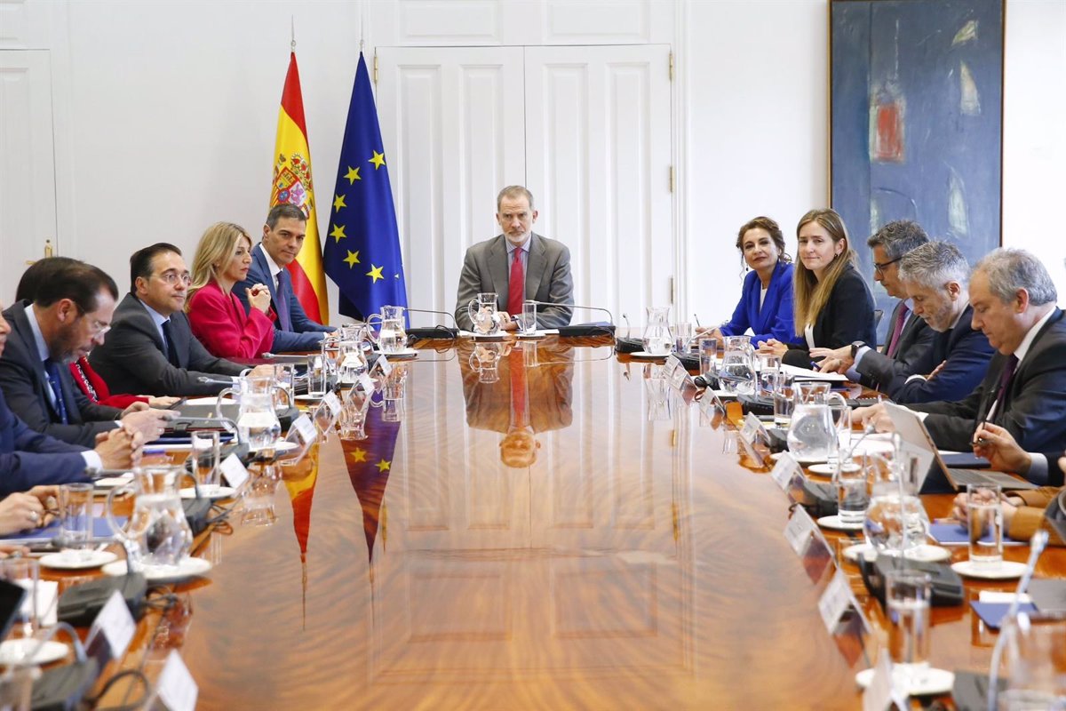 Reunión del Consejo de Seguridad Nacional: El Rey Felipe VI preside importantes discusiones