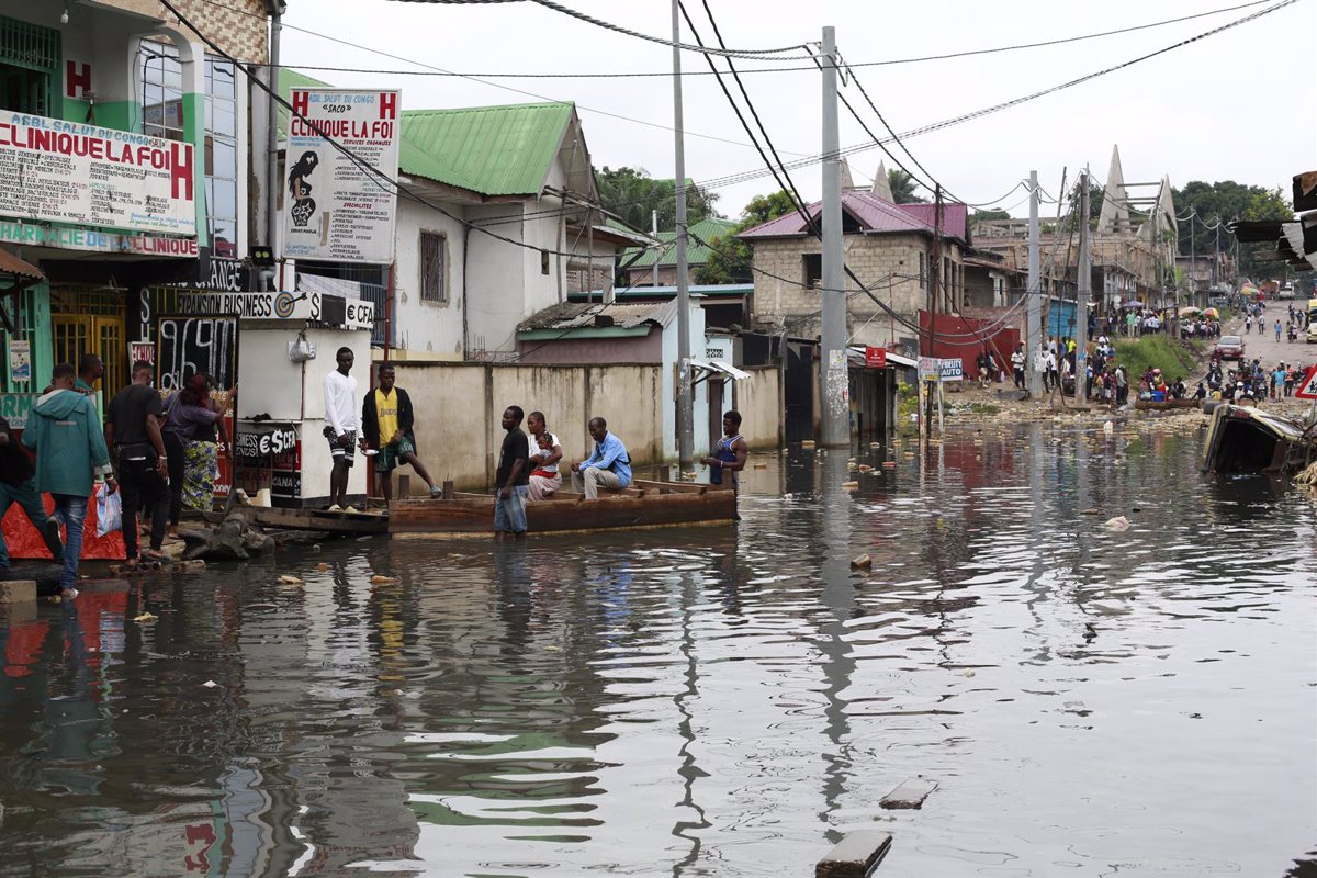 Seis muertos y grave catástrofe en la capital de RDC tras lluvias torrenciales