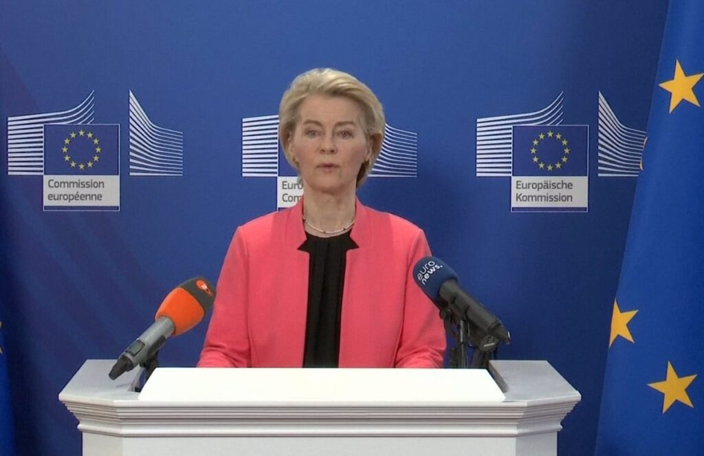 Von der Leyen: Nuevos aranceles de EE.UU. son un duro golpe para la economía global