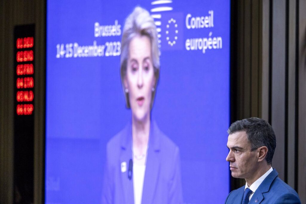 Von der Leyen asegura a Sánchez el respaldo de la UE para restaurar el sistema eléctrico