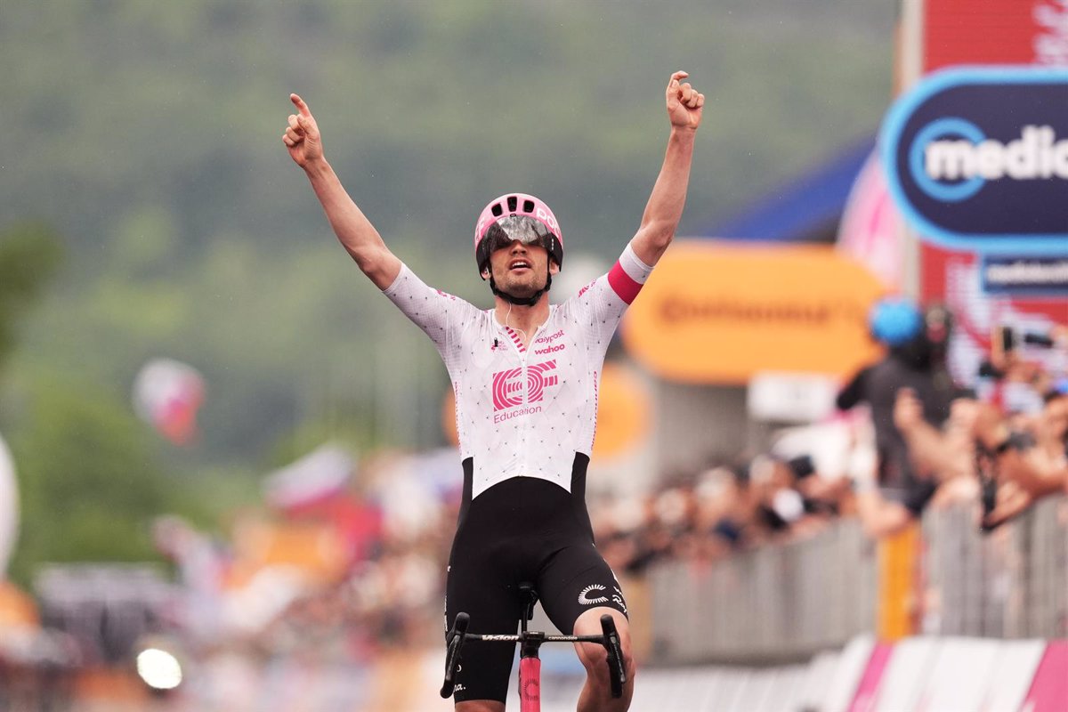 Asgreen aprovecha la fuga para conquistar la etapa 14 del Giro en el circuito fronterizo de Gorizia.