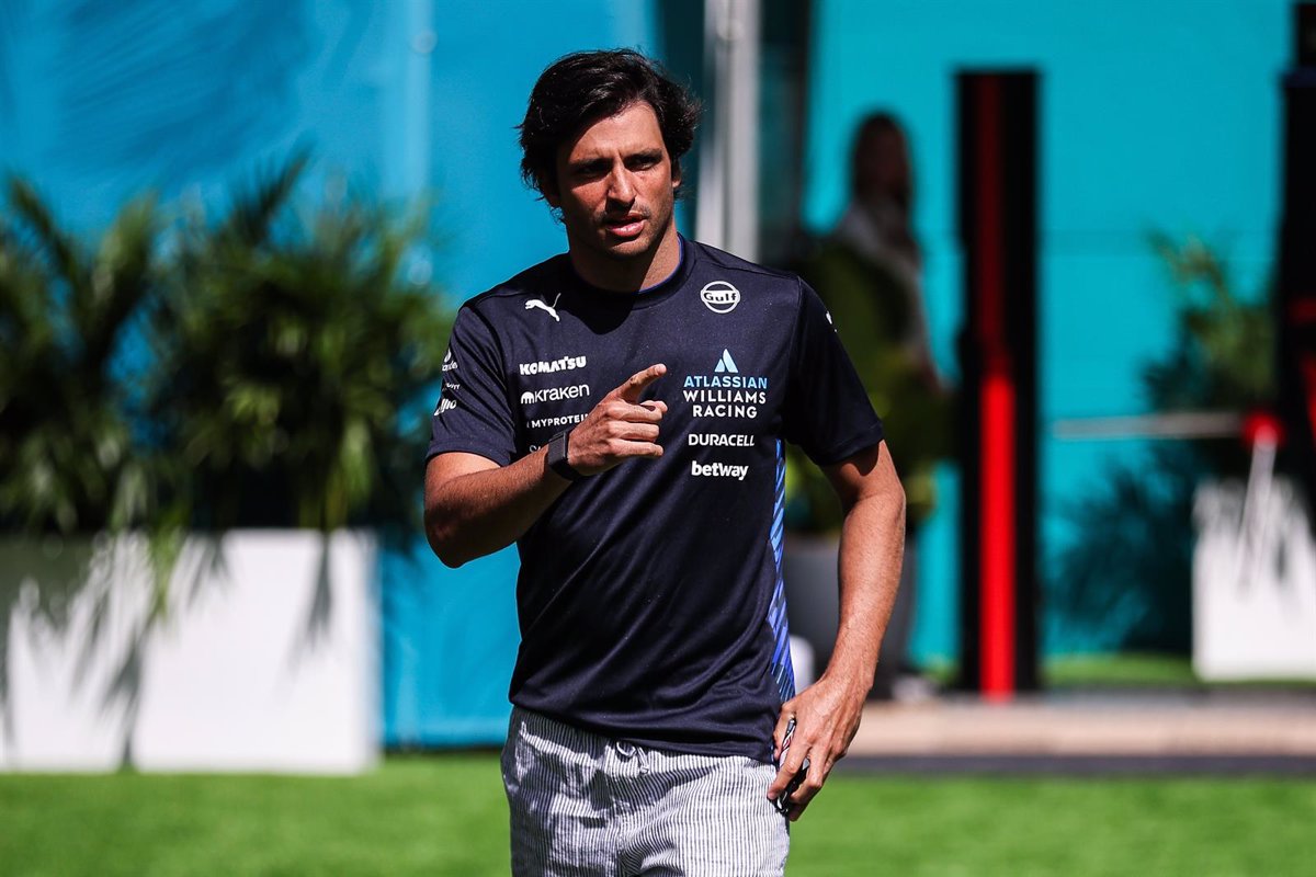 Carlos Sainz realizará una exhibición con Williams en Madrid el 7 de junio.