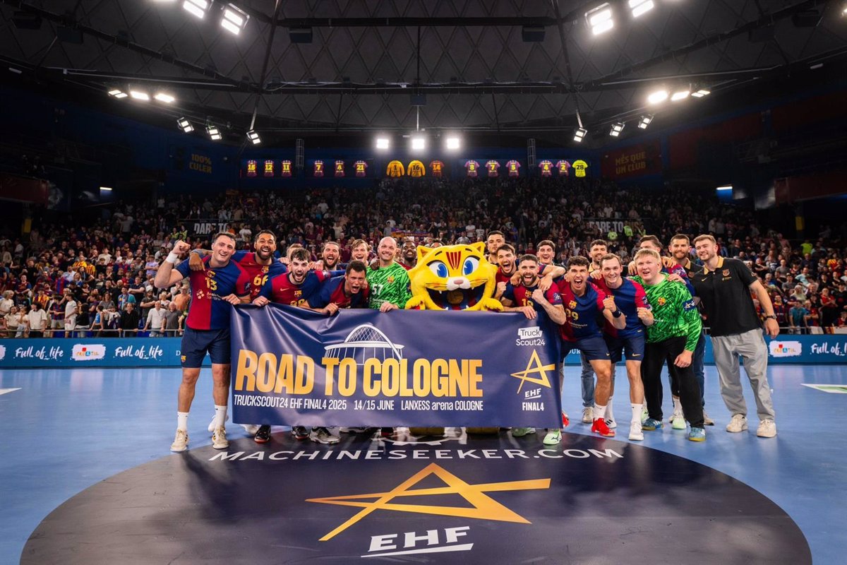 El Barça alcanza su séptima Final Four de balonmano consecutiva.