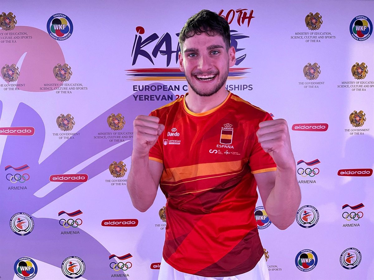 Raúl Martín conquista la primera medalla para España en el Campeonato Europeo de Karate