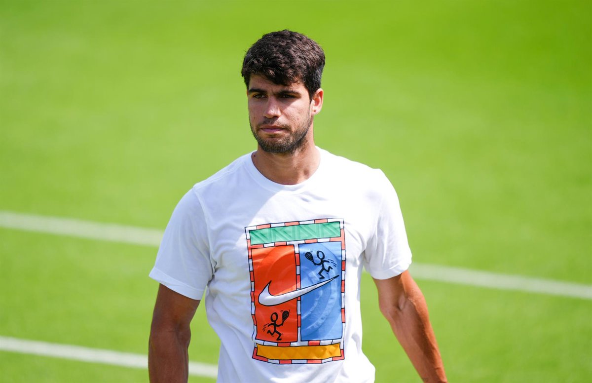 Alcaraz comenzará su defensa en Wimbledon contra Fognini.