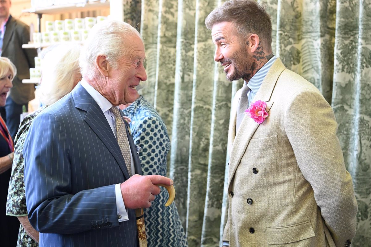 David Beckham, Honored as a Knight by King Charles III
