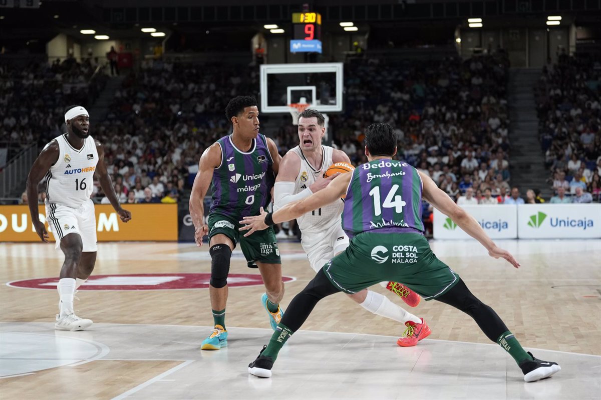 El Real Madrid frustra las esperanzas de remontada del Unicaja
