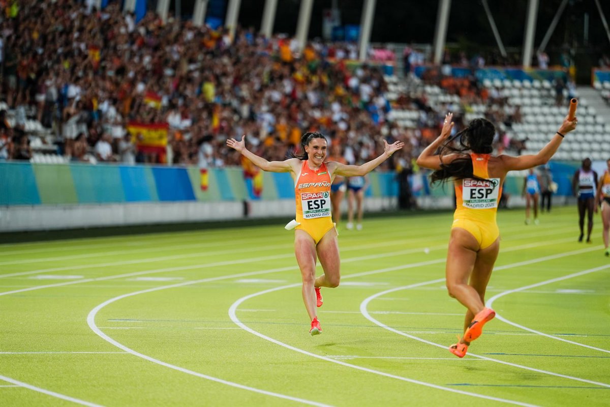 El equipo español femenino de 4x100 destaca nuevamente en el Campeonato de Europa de selecciones.