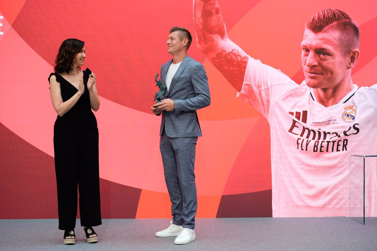 Kroos, Garrigós, Marín y María Corbera galardonados con los Siete Estrellas del Deporte de la Comunidad de Madrid