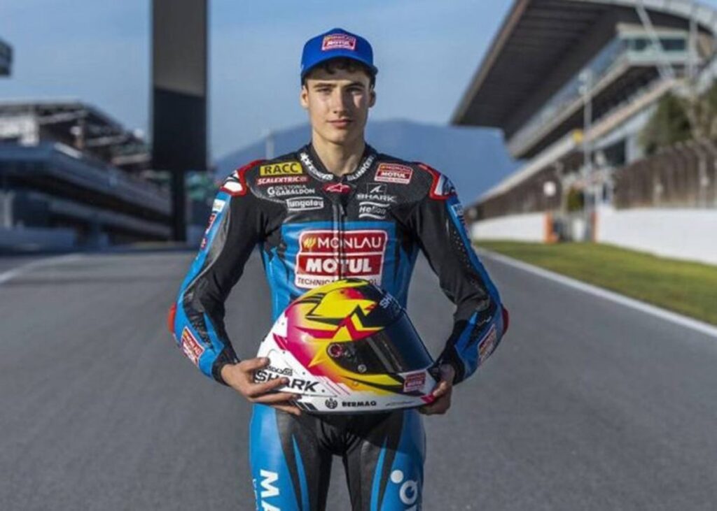Fallece el piloto catalán Pau Alsina, de 17 años, tras un accidente en Motorland
