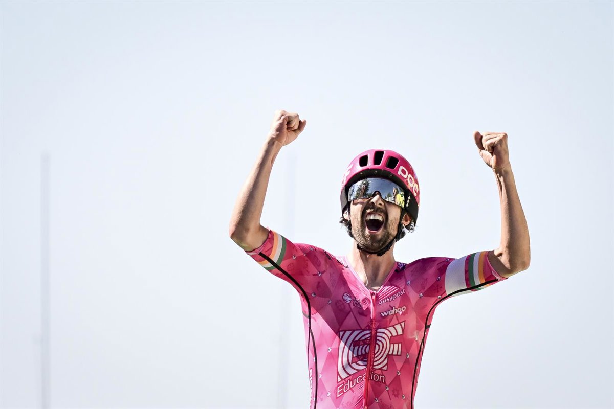 Healy completa una fuga espectacular que permite a Van der Poel retomar el liderato del Tour por solo 1 segundo.