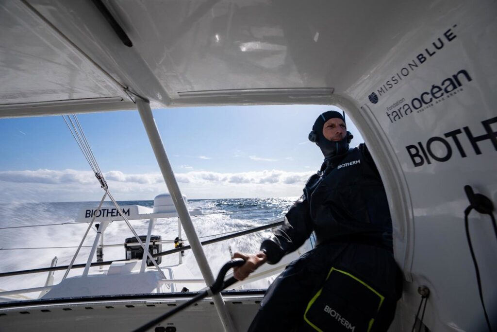 El 'Biotherm' lidera en Matosinhos en la segunda etapa de The Ocean Race Europe.