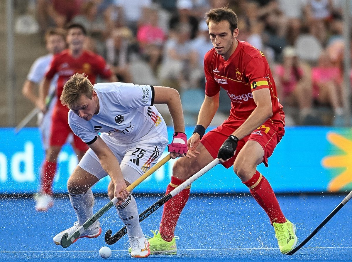 España se despide en las semifinales del Europeo masculino de hockey sobre hierba.