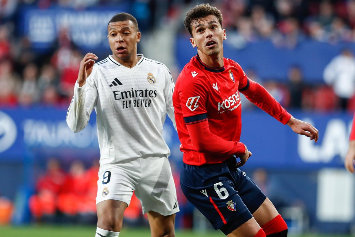 La RFEF rechaza la solicitud de aplazamiento del Real Madrid para su partido contra Osasuna en la jornada 1.
