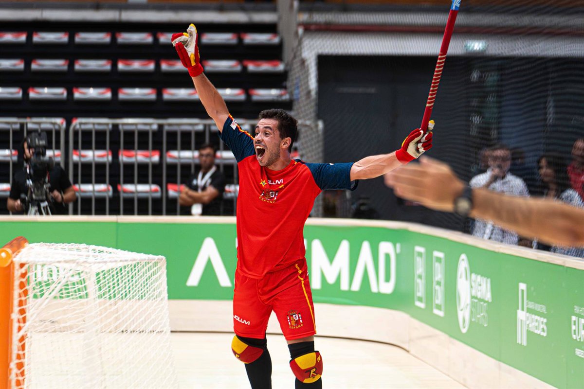 España inicia el Europeo de Hockey Patines con una victoria laboriosa contra Francia.