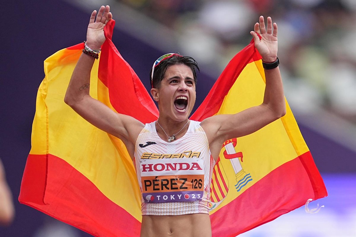 María Pérez se lleva su cuarto oro en el Mundial.