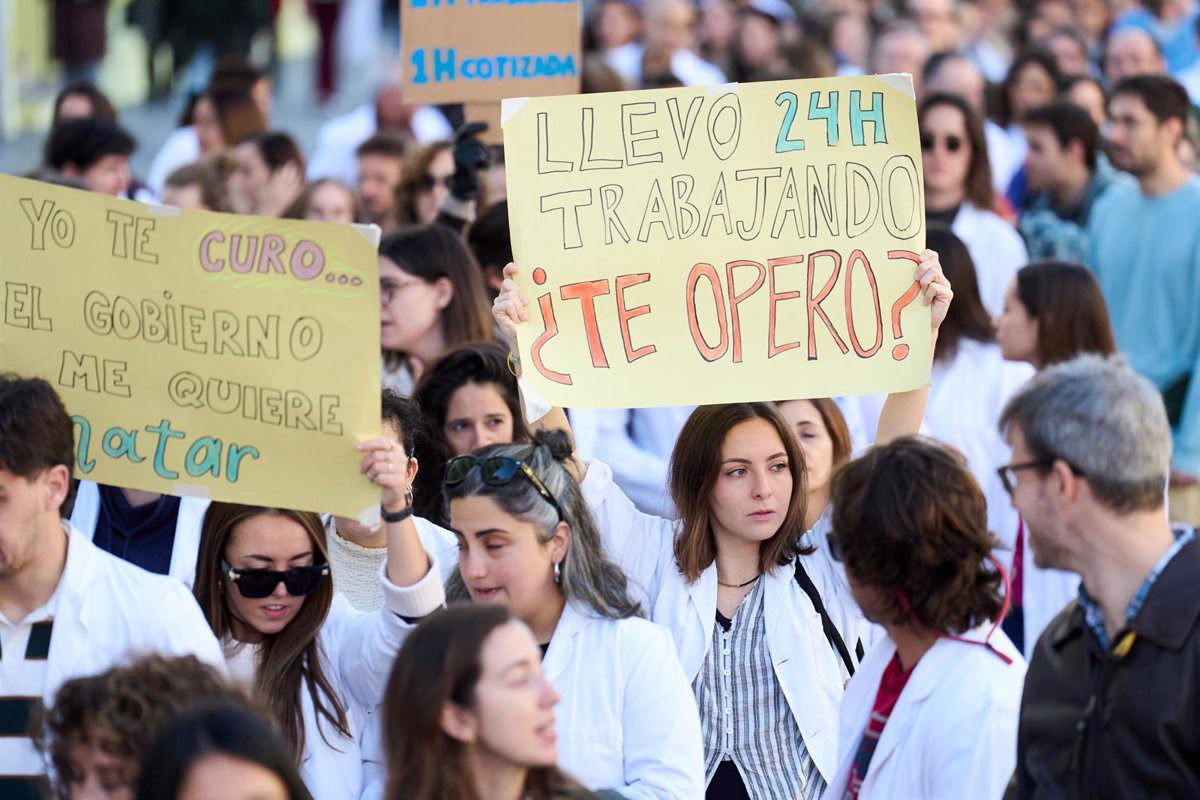 Sindicatos médicos anuncian huelgas semanales a partir del 16 de febrero para exigir un Estatuto propio.