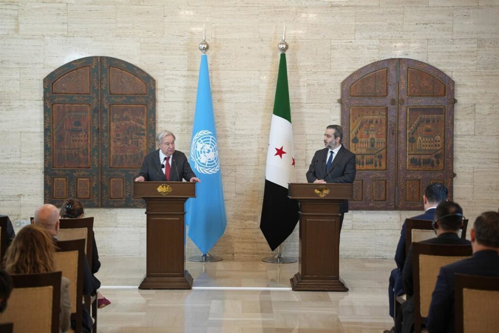Guterres Advierte sobre las Continuas Violaciones Territoriales de Israel en Siria