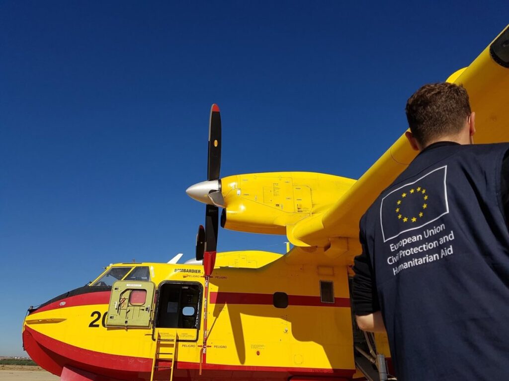 La UE Envía Recursos Aéreos y Terrestres para Combatir Incendios en España y Bélgica