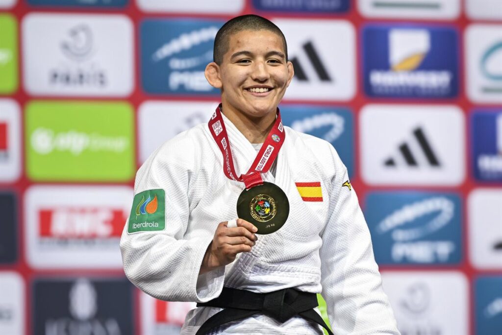 Ai Tsunoda, campeona mundial de judo en la categoría de -70 kg.